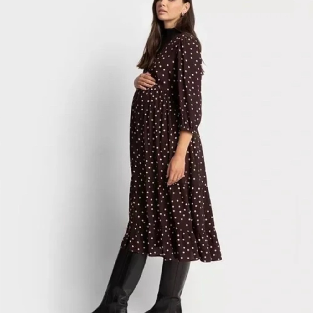 Seraphine | Maternity & Nursing Button-Through Dress | Size: 2 | NWT